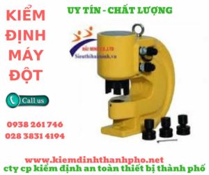 hình ảnh kiểm định máy đột