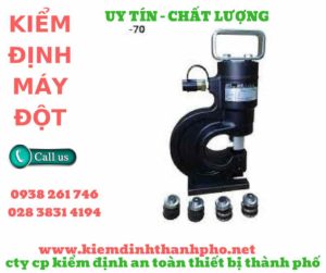 hình ảnh kiểm định máy đột