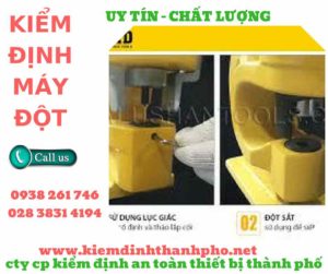 hình ảnh kiểm định máy đột