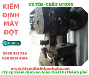 hình ảnh kiểm định máy đột