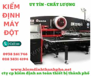 hình ảnh kiểm định máy đột