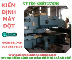 hình ảnh kiểm định máy đột