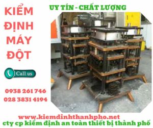 hình ảnh kiểm định máy đột