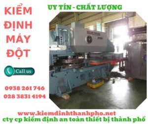 hình ảnh kiểm định máy đột