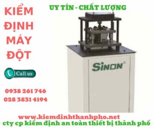 hình ảnh kiểm định máy đột