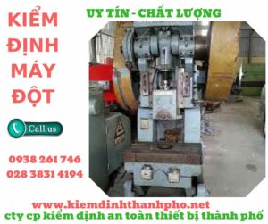 hình ảnh kiểm định máy đột