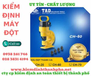 hình ảnh kiểm định máy đột