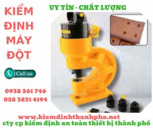 hình ảnh kiểm định máy đột