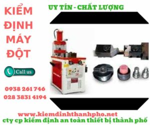 hình ảnh kiểm định máy đột