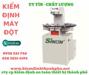 hình ảnh kiểm định máy đột