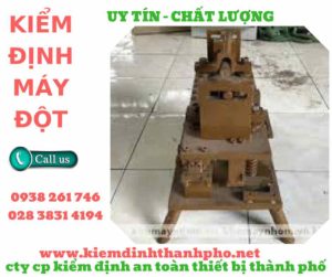 hình ảnh kiểm định máy đột