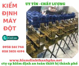 hình ảnh kiểm định máy đột