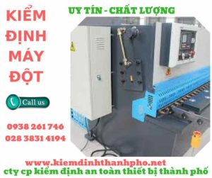 hình ảnh kiểm định máy đột