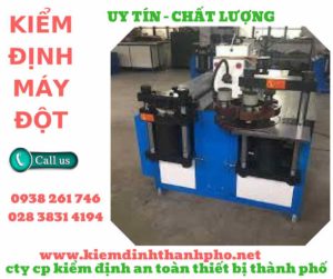 hình ảnh kiểm định máy đột