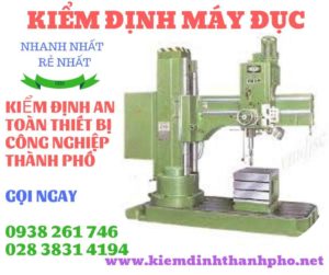 Hình ảnh kiểm định máy đục