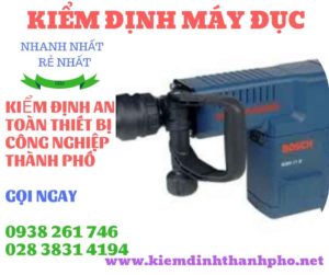 Hình ảnh kiểm định máy đục