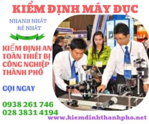 Hình ảnh kiểm định máy đục