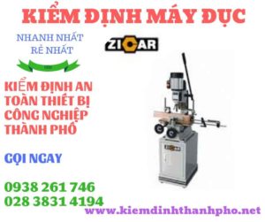 Hình ảnh kiểm định máy đục