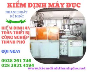 Hình ảnh kiểm định máy đục