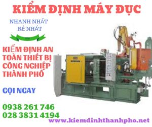 Hình ảnh kiểm định máy đục