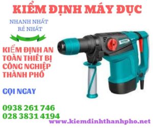 Hình ảnh kiểm định máy đục