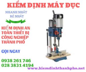 Hình ảnh kiểm định máy đục