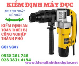 Hình ảnh kiểm định máy đục