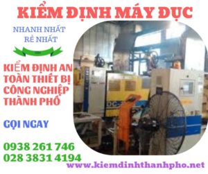 Hình ảnh kiểm định máy đục