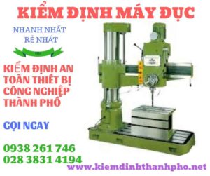 Hình ảnh kiểm định máy đục