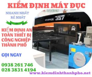 Hình ảnh kiểm định máy đục