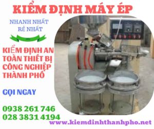 Hình ảnh kiểm định máy ép