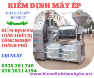 Hình ảnh kiểm định máy ép