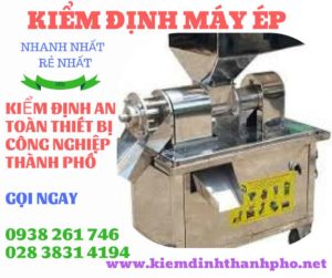 Hình ảnh kiểm định máy ép