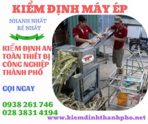 Hình ảnh kiểm định máy ép