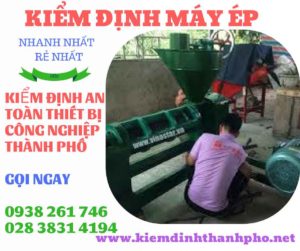 Hình ảnh kiểm định máy ép