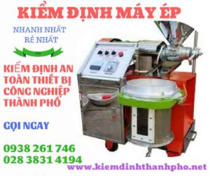 Hình ảnh kiểm định máy ép