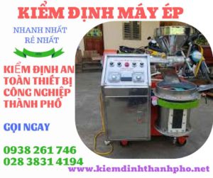 Hình ảnh kiểm định máy ép