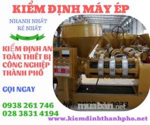 Hình ảnh kiểm định máy ép