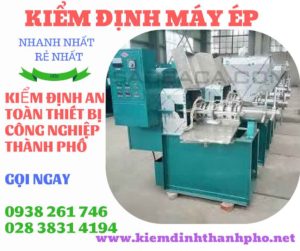 Hình ảnh kiểm định máy ép