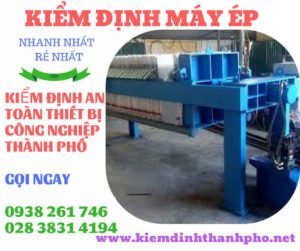 Hình ảnh kiểm định máy ép