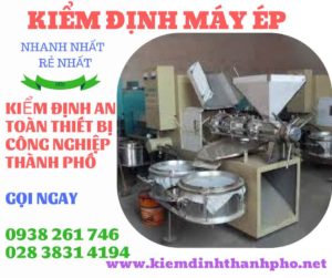 Hình ảnh kiểm định máy ép