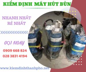 Hình ảnh kiểm định máy hút bùn