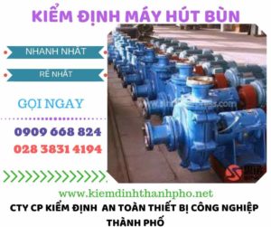 Hình ảnh kiểm định máy hút bùn