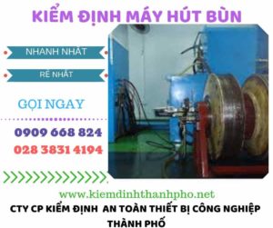 Hình ảnh kiểm định máy hút bùn