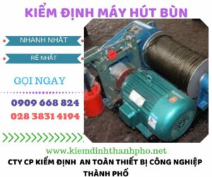 Hình ảnh kiểm định máy hút bùn