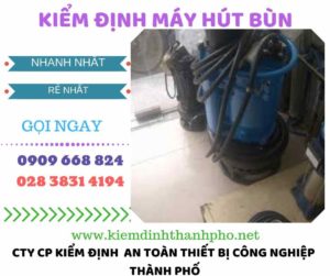 Hình ảnh kiểm định máy hút bùn