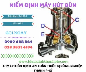 Hình ảnh kiểm định máy hút bùn