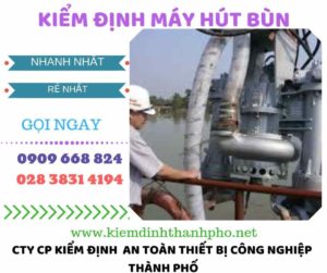 Hình ảnh kiểm định máy hút bùn