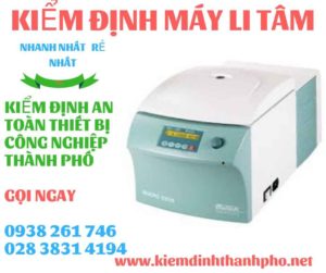 Hình ảnh kiểm định máy li tâm