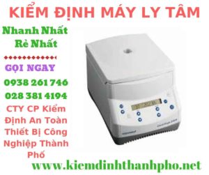 Hình ảnh kiểm định máy ly tâm